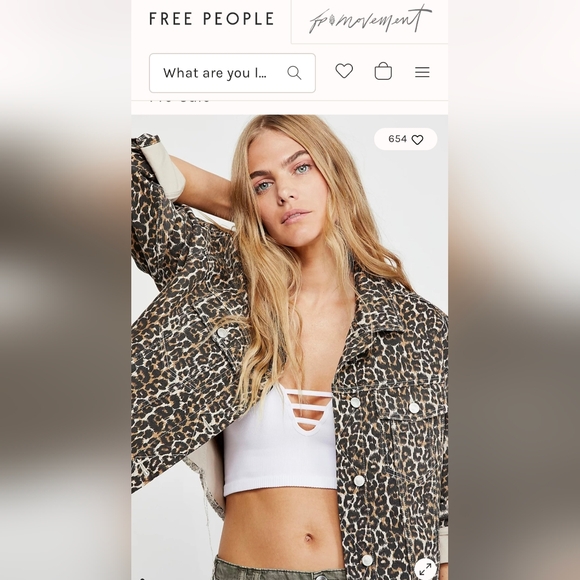 Cheetah Print Denim Jacket - Picture 5 of 6